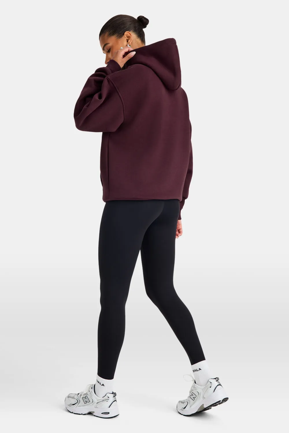 TALA Active Applique Hoodie - Fig sold by TALA product image thumbnail 5