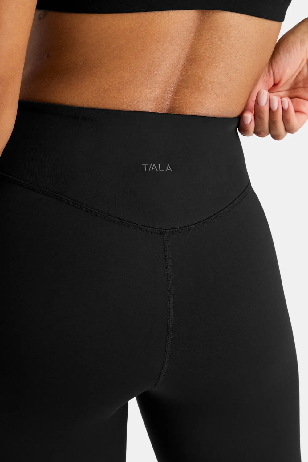 SkinLuxe Fleece High Waisted Legging - Shadow Black sold by TALA product image thumbnail 4