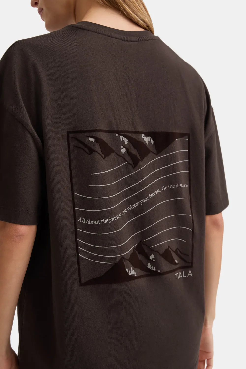 Outdoors Graphic Tee - Americano sold by TALA product image thumbnail 3