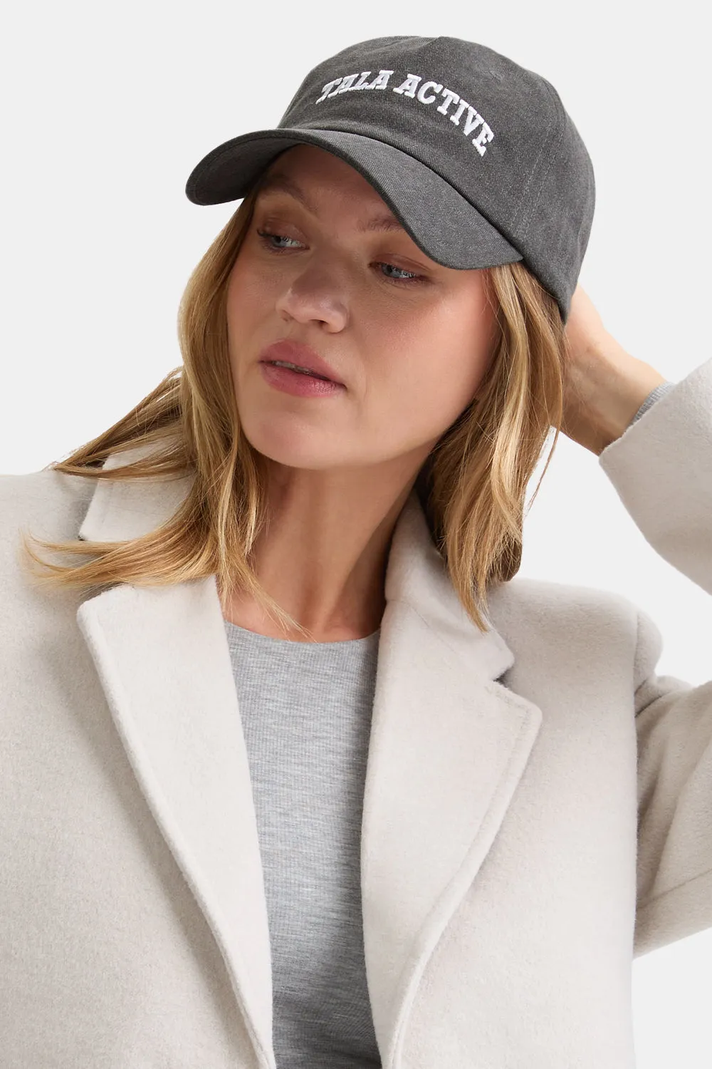 TALA Active Embroidered Cap - Dark Moss sold by TALA