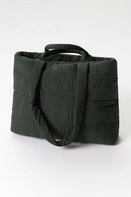 Essential Padded Tote Bag - Dark Moss sold by TALA