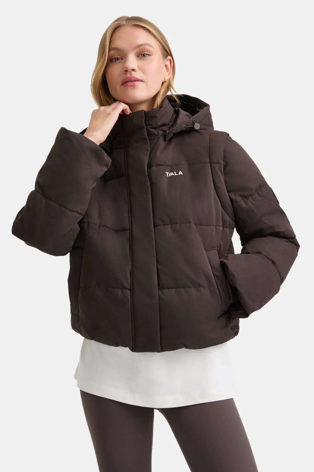 Storm Puffer Jacket - Americano sold by TALA product image thumbnail 4
