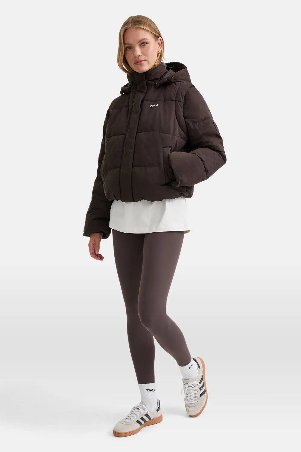 Storm Puffer Jacket - Americano sold by TALA