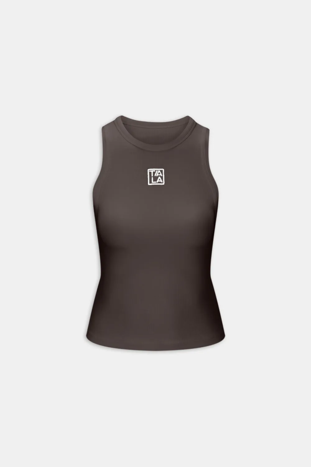 365 Rib Logo Racer Vest - Espresso sold by TALA product image thumbnail 2