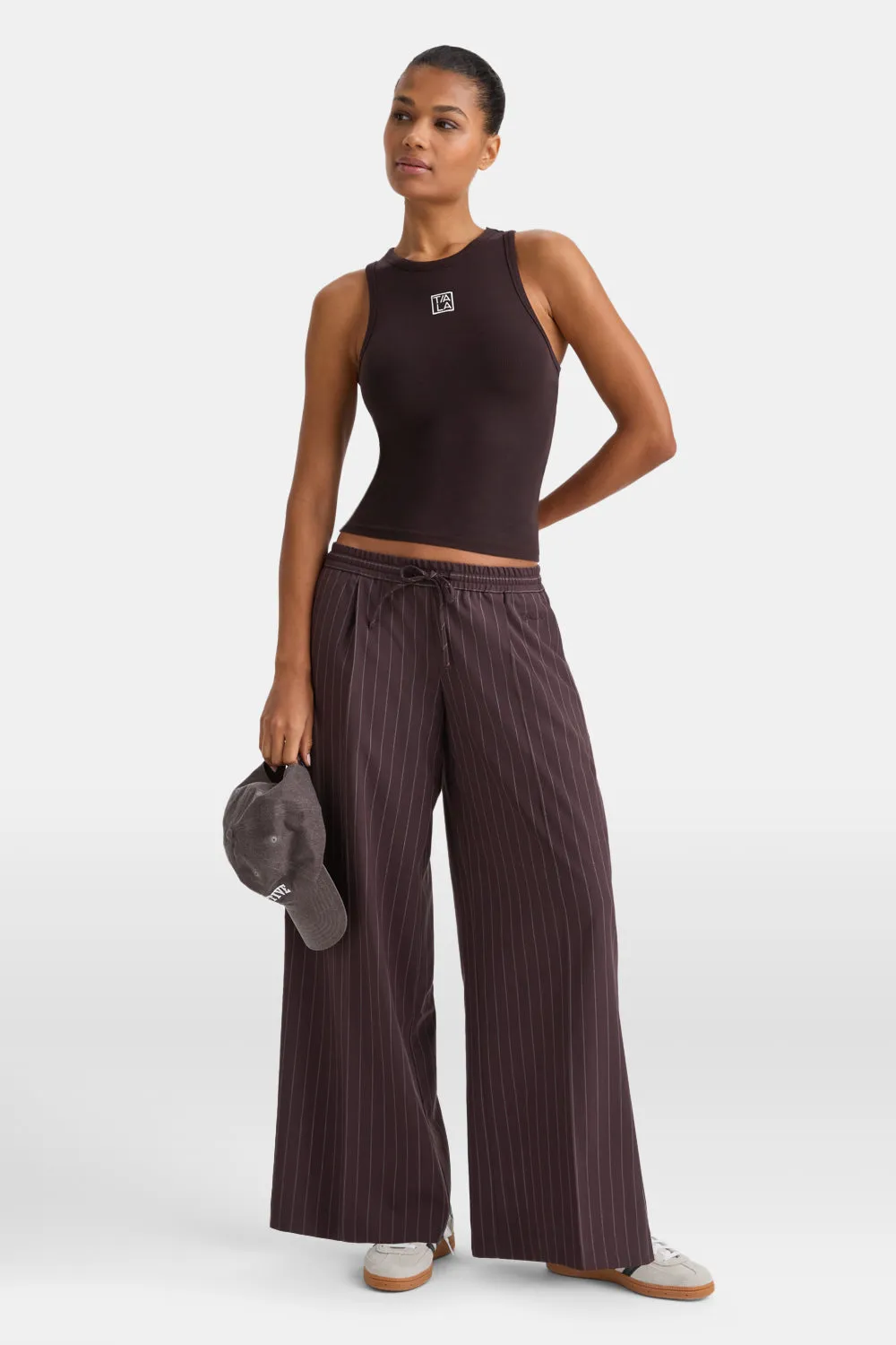 365 Rib Logo Racer Vest - Espresso sold by TALA product image thumbnail 3