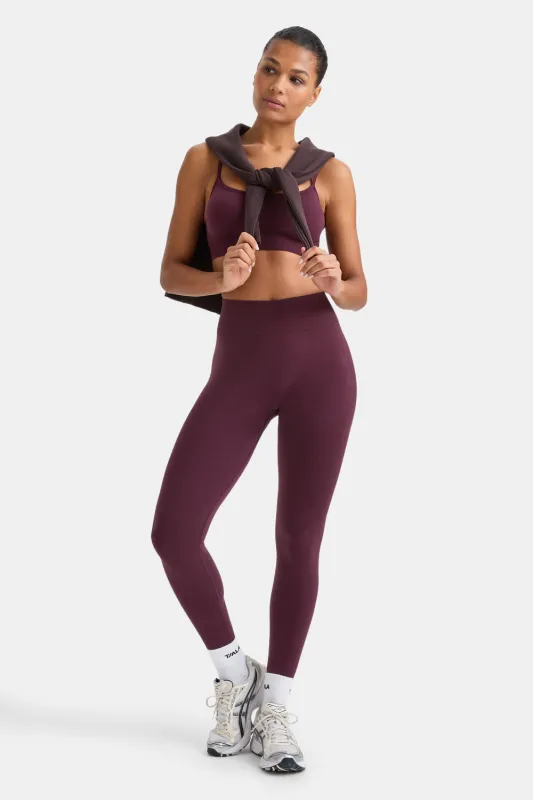 Sculpt Seamless Scrunch Legging - Fig sold by TALA