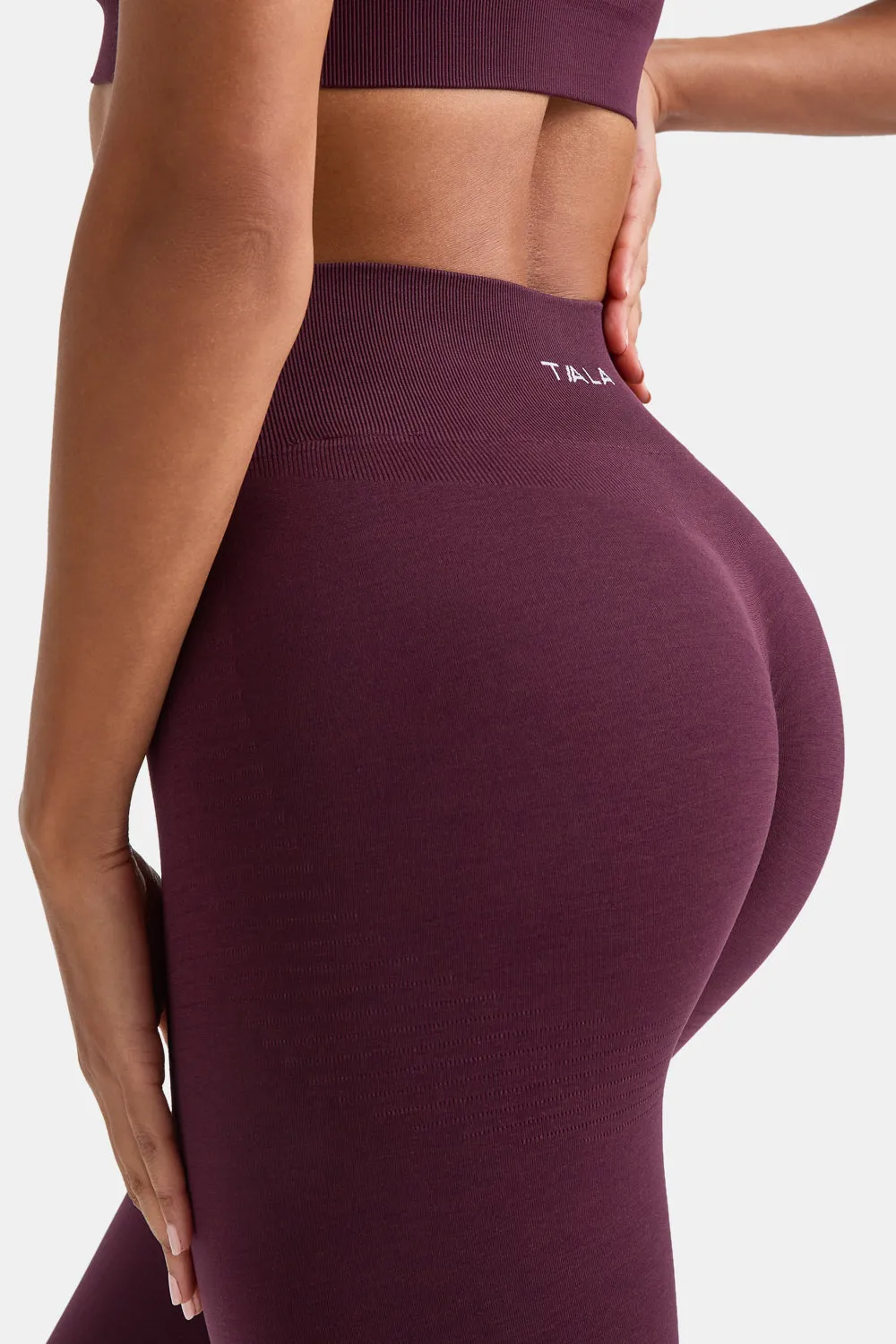 Sculpt Seamless Scrunch Legging - Fig sold by TALA product image thumbnail 3