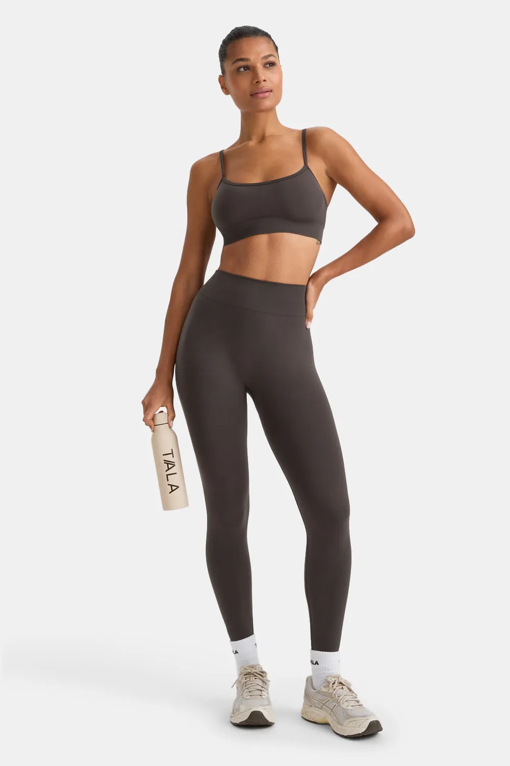 Sculpt Seamless Scrunch Legging - Espresso Brown sold by TALA