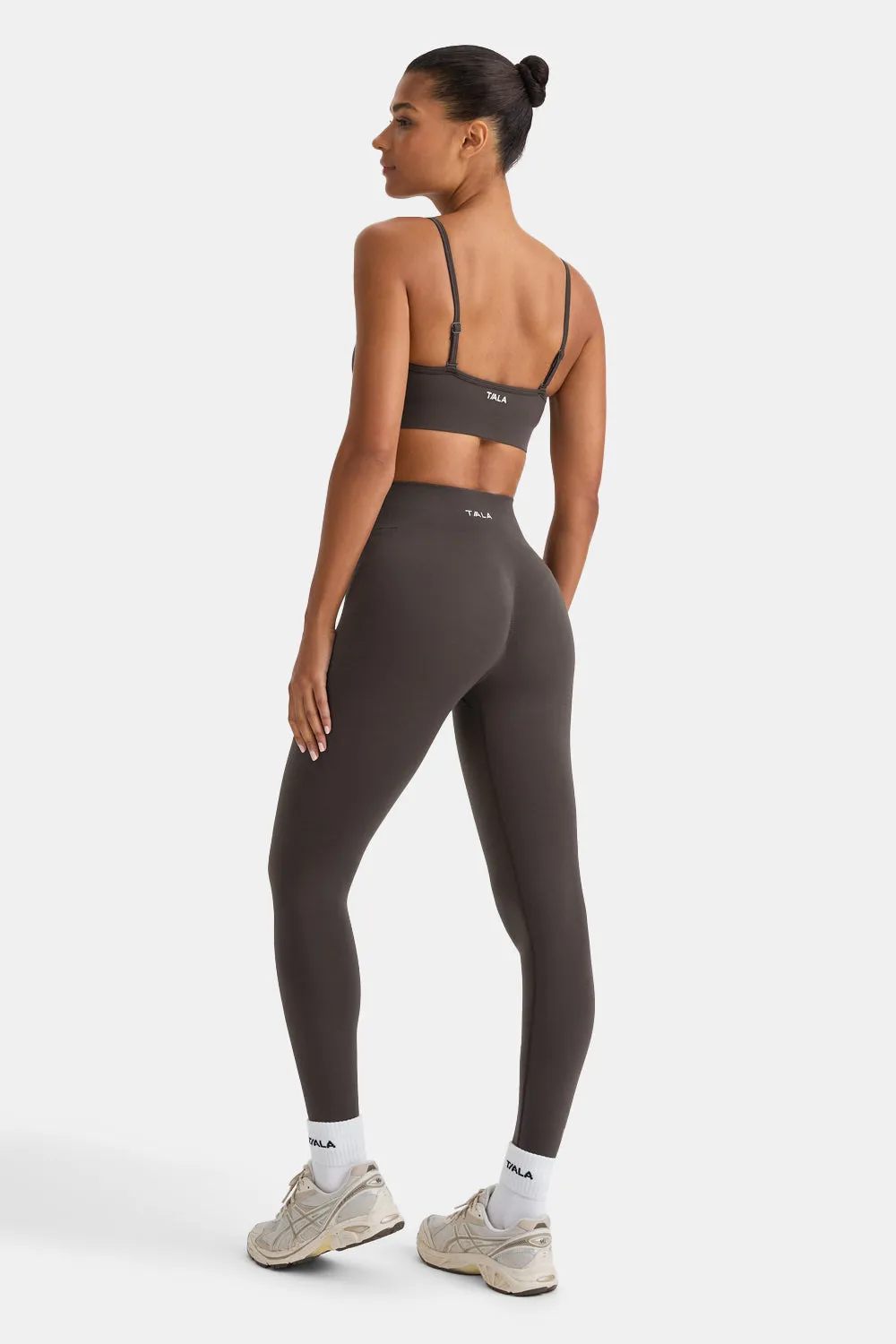 Sculpt Seamless Bandeau Sports Bra - Espresso Brown sold by TALA product image thumbnail 5