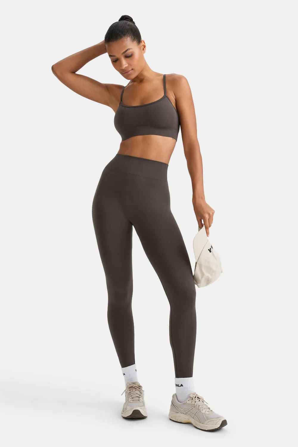 Sculpt Seamless Bandeau Sports Bra - Espresso Brown sold by TALA product image thumbnail 3