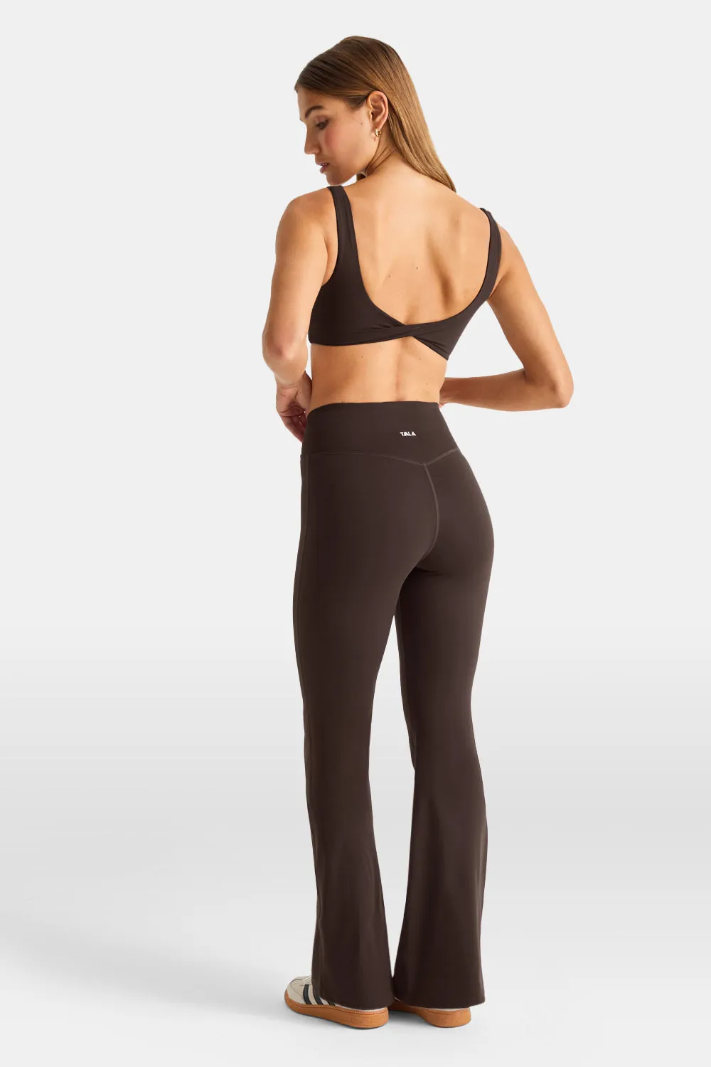 DayFlex Wrap Flared Yoga Pant - Americano sold by TALA product image thumbnail 3
