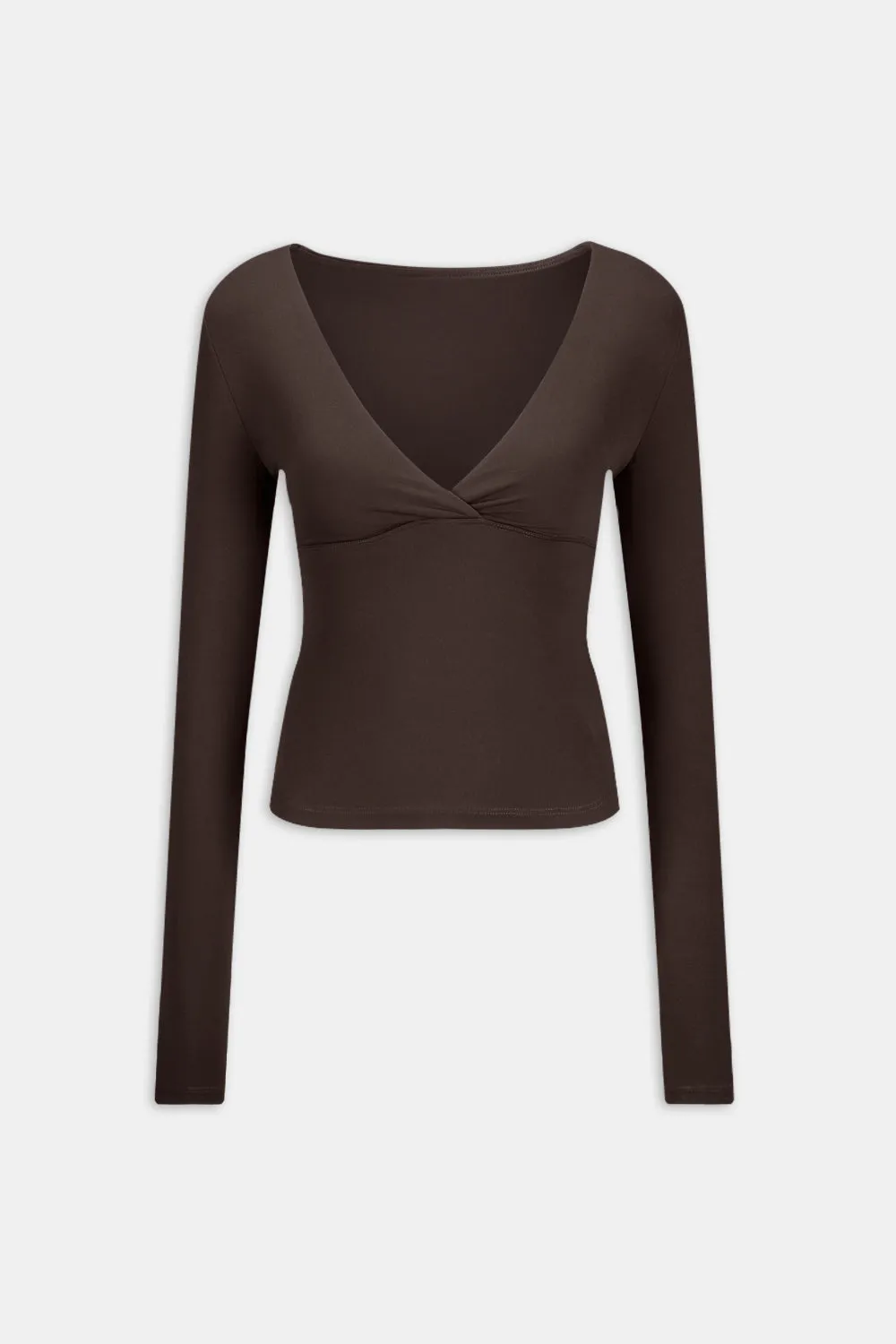 DayFlex V Neck Top - Americano sold by TALA product image thumbnail 2