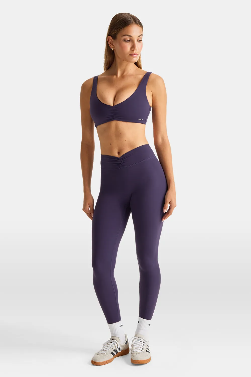 DayFlex Ruched Waist No Front Seam Legging - Purple Dusk sold by TALA product image thumbnail 5