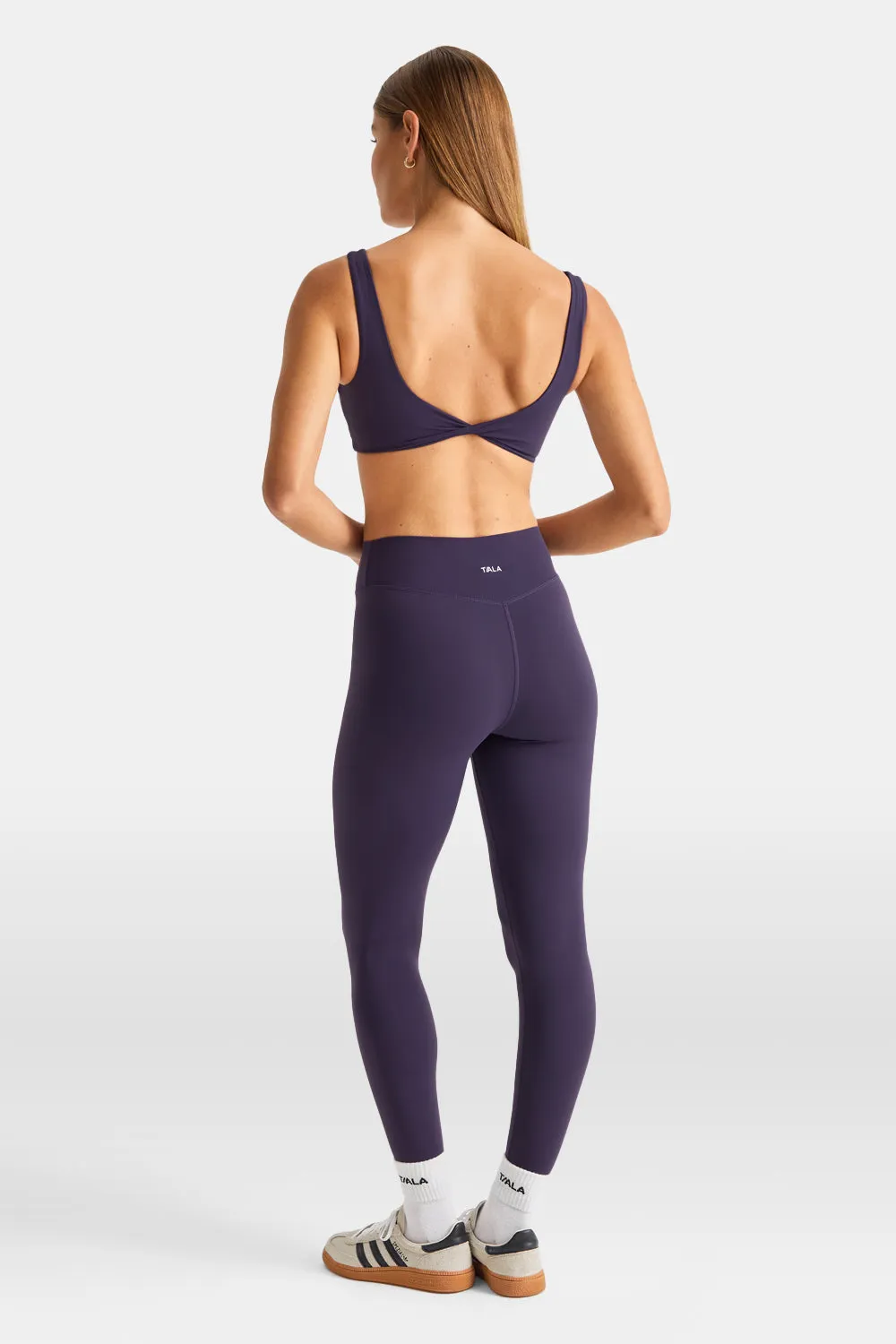 DayFlex Ruched Front Sports Bra - Purple Dusk sold by TALA product image thumbnail 5