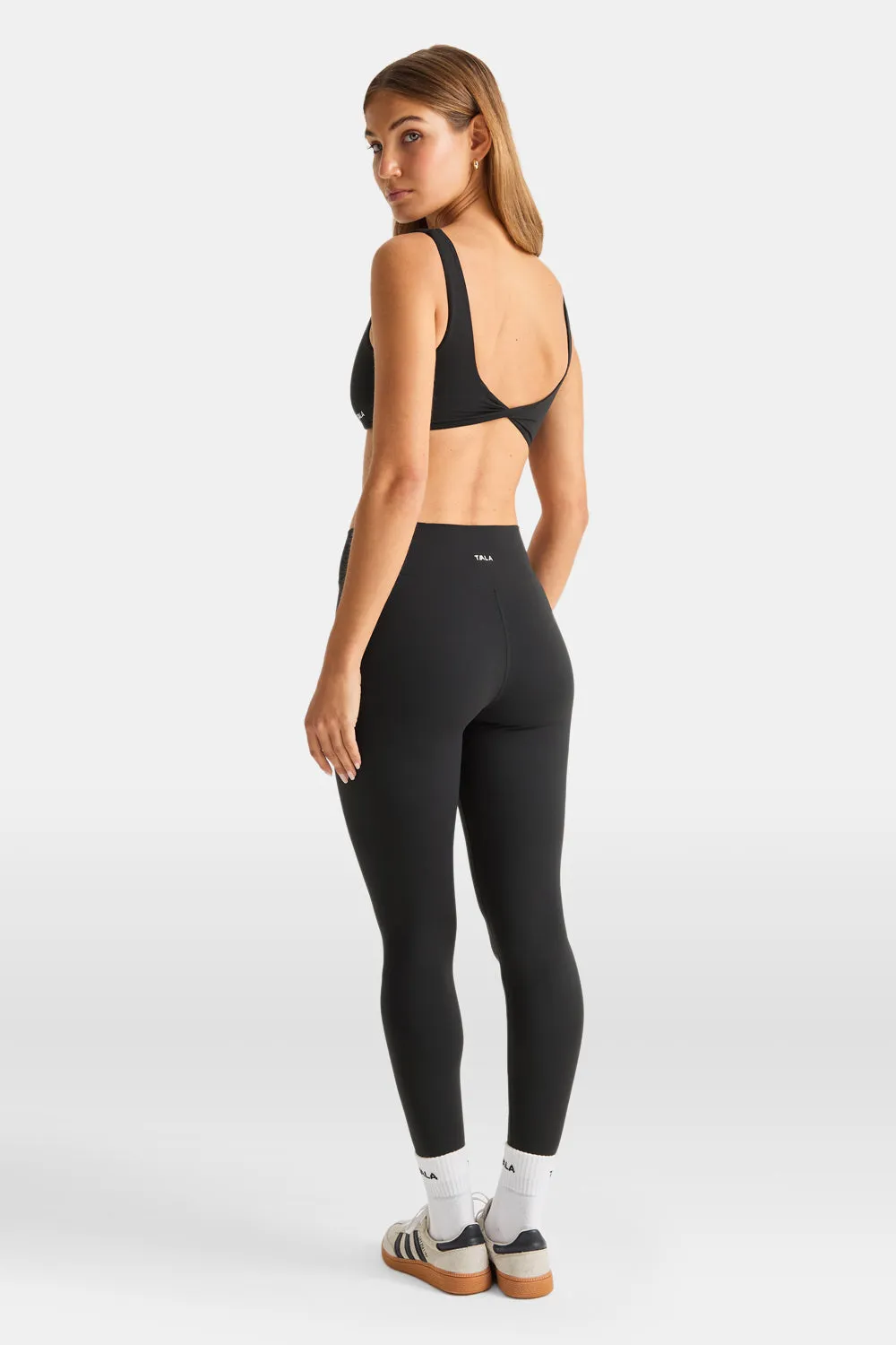 DayFlex Ruched Front Sports Bra - Shadow Black sold by TALA product image thumbnail 3