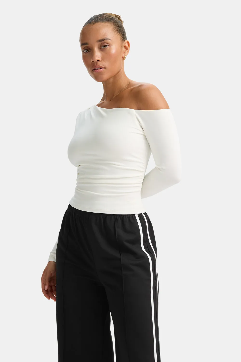 Contrast Stripe Jogger - Black sold by TALA product image thumbnail 3