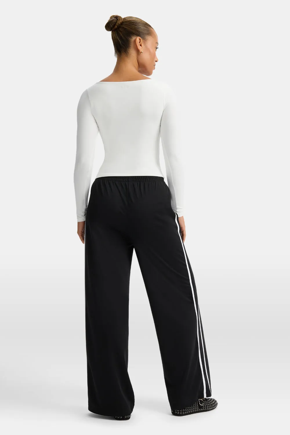 365 Boat Neck Long Sleeve Top - Coconut Milk sold by TALA product image thumbnail 5