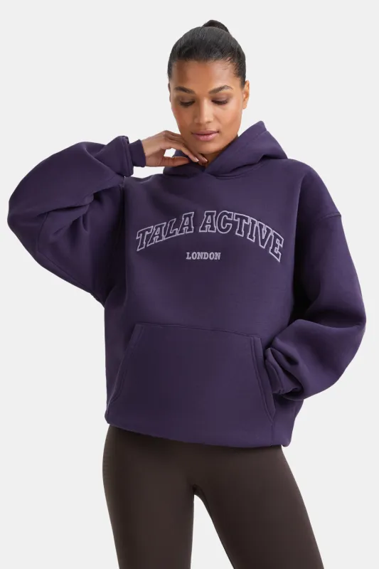 TALA Active Applique Hoodie - Vintage Dusk sold by TALA