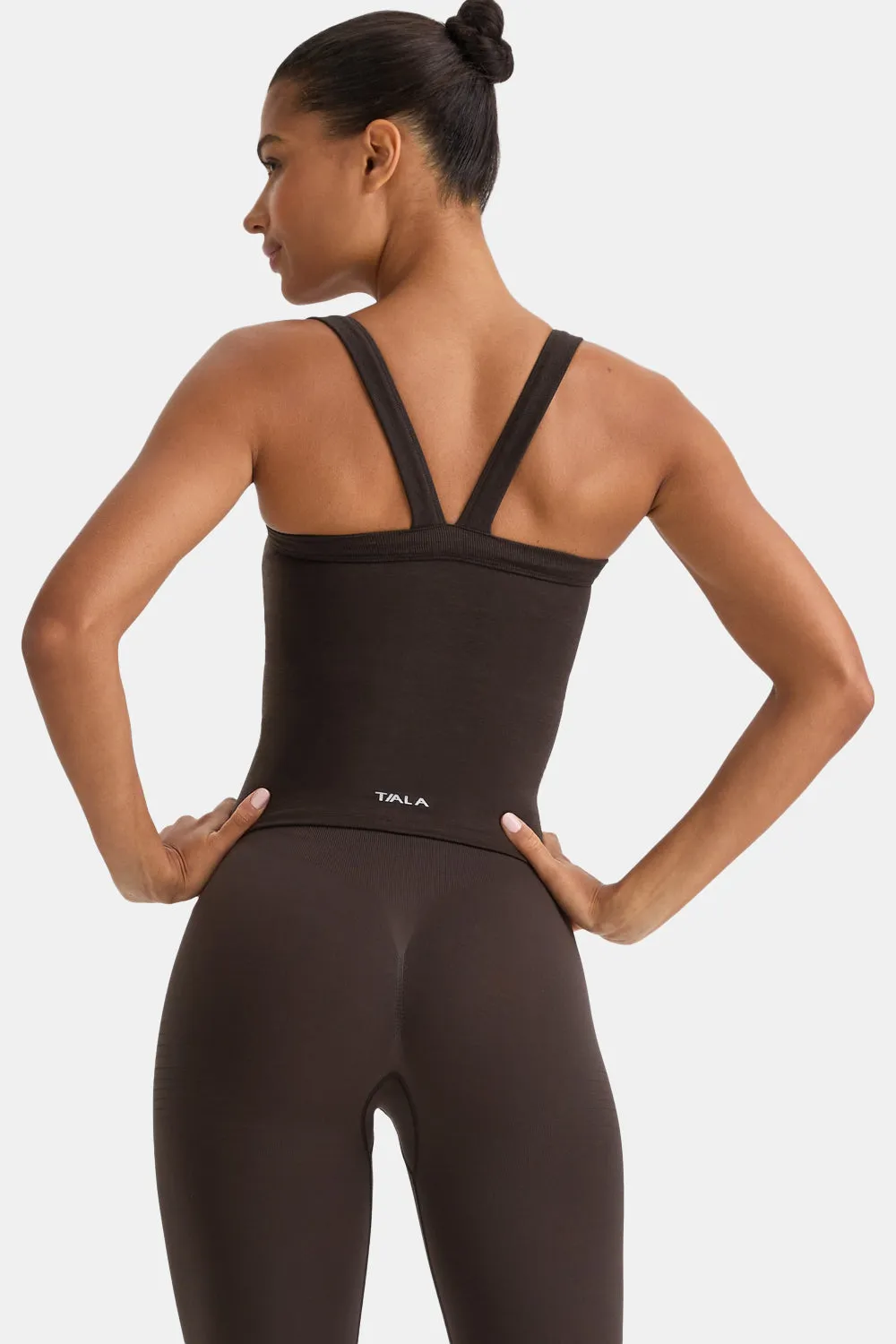 Sculpt Seamless Wide Scoop Neck Cami - Americano sold by TALA product image thumbnail 3