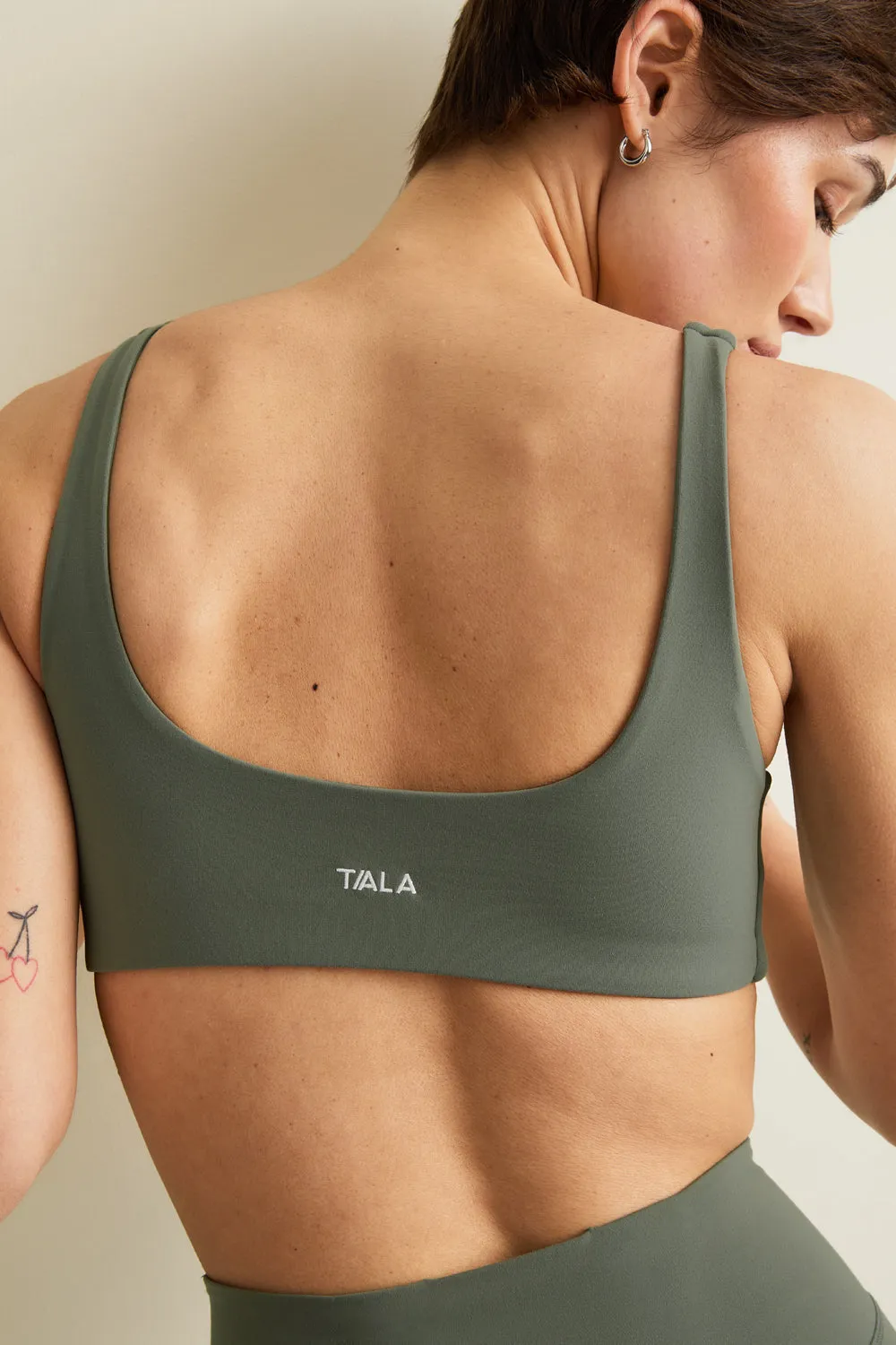 DayFlex Twist Front Sports Bra - Light Moss sold by TALA product image thumbnail 3