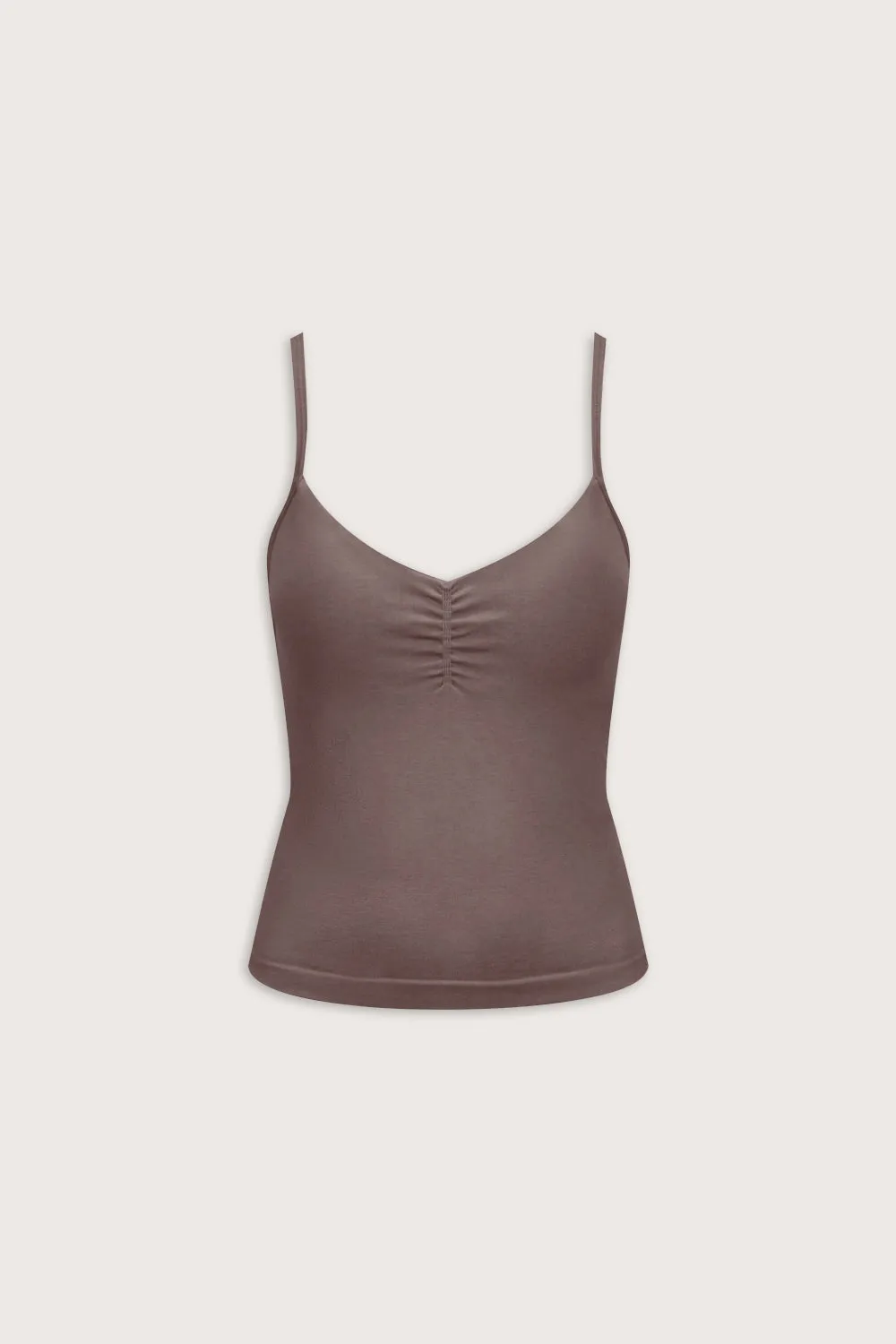 Sculpt Seamless Ruched Vest - Dark Truffle sold by TALA product image thumbnail 2