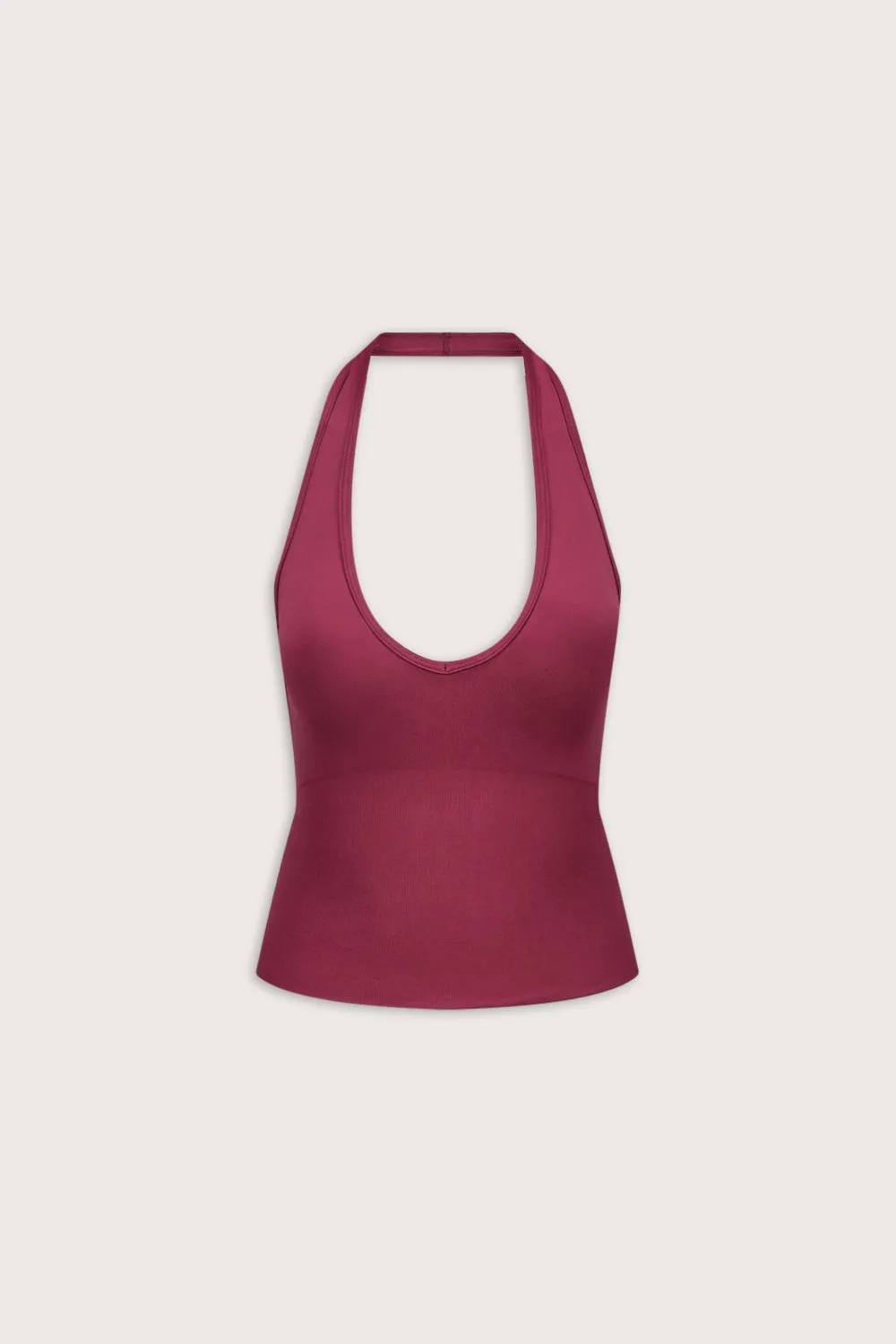 Sculpt Seamless Halter Tank - Cherry Red sold by TALA product image thumbnail 2