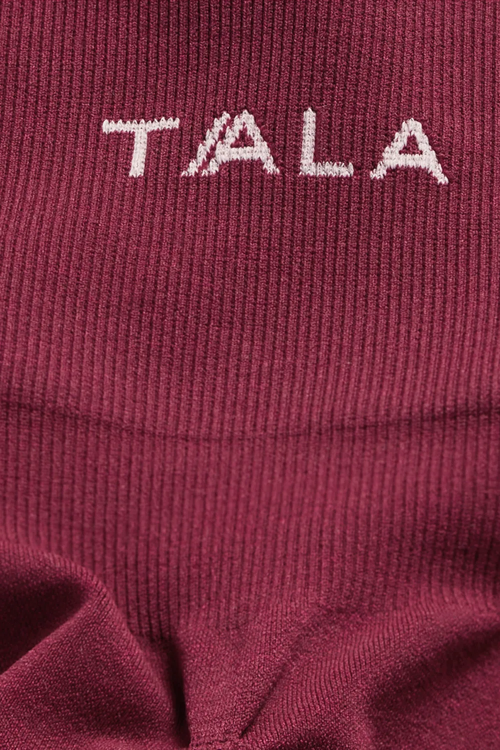 Sculpt Seamless Scrunch Legging - Cherry Red sold by TALA product image thumbnail 5