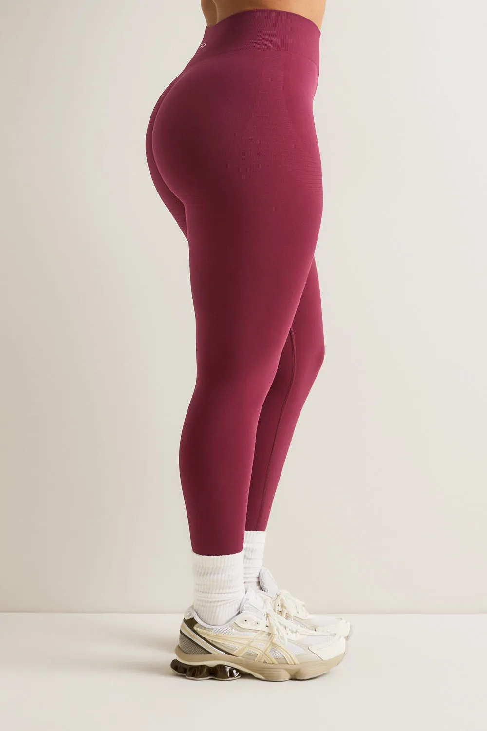 Sculpt Seamless Scrunch Legging - Cherry Red sold by TALA product image thumbnail 4