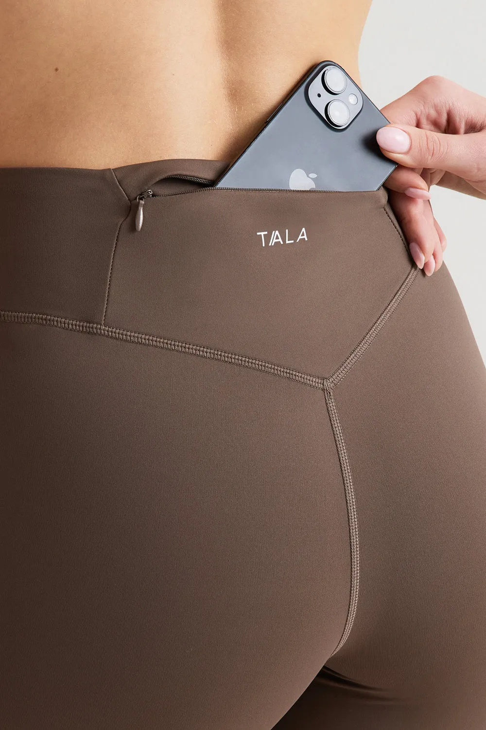 SkinLuxe High Waisted Legging - Cortado Brown sold by TALA product image thumbnail 5