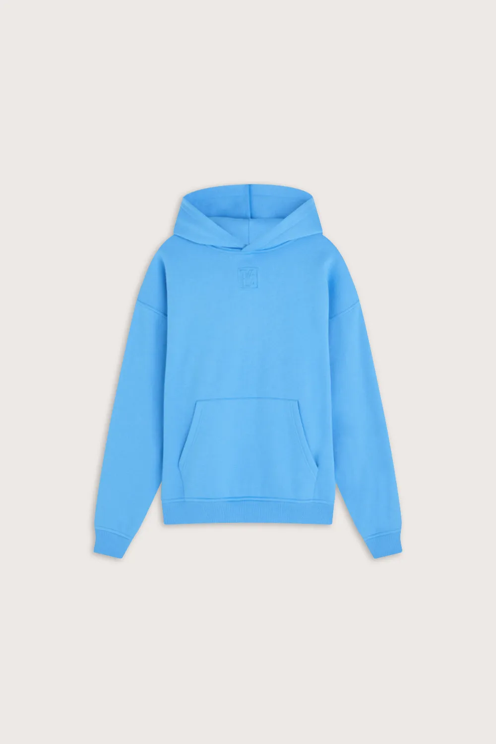 Oversized Embossed Logo Hoodie - Sky Blue sold by TALA product image thumbnail 2