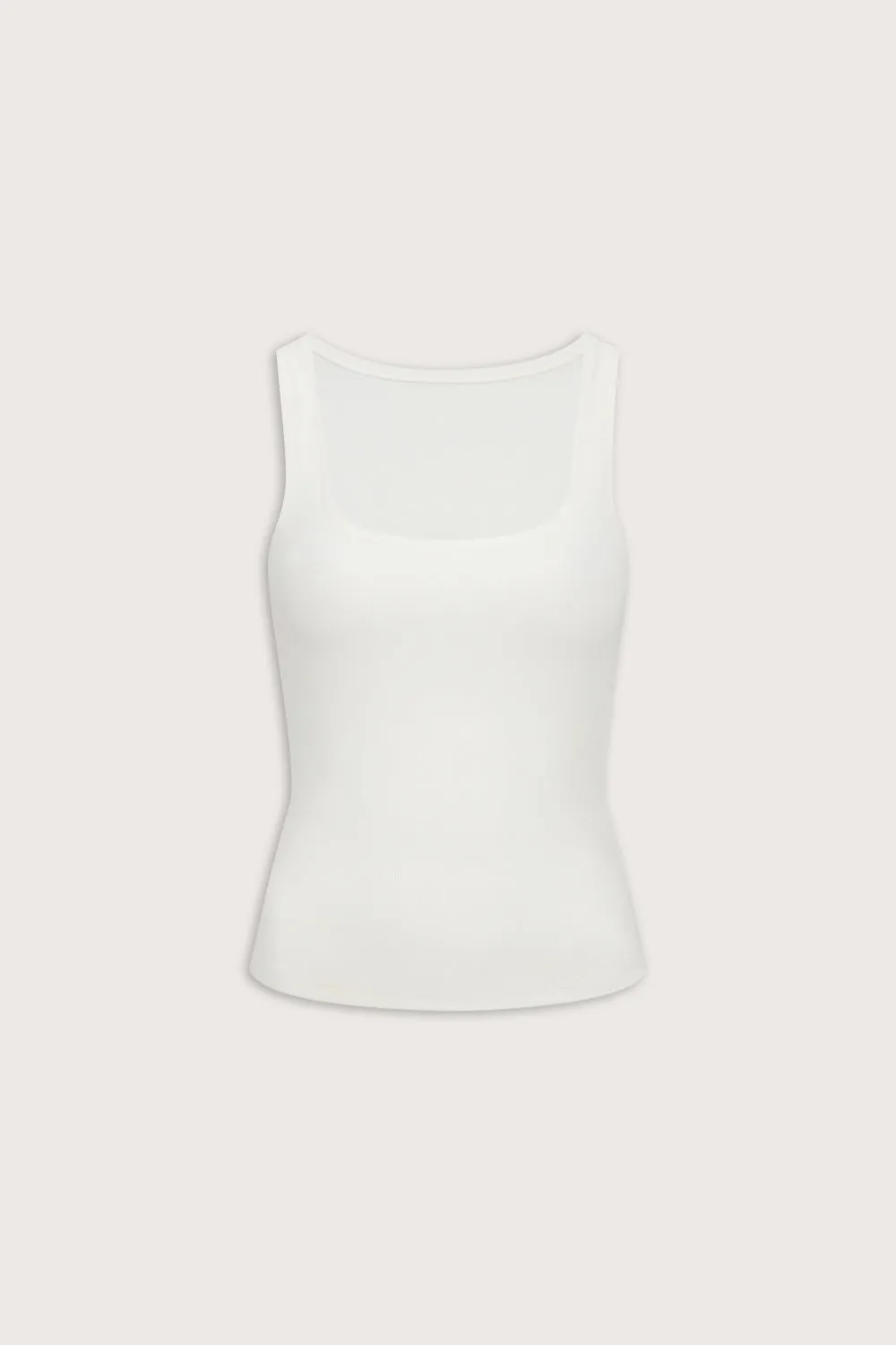 365 Sculpting Lounge Square Neck Vest - Coconut Milk sold by TALA product image thumbnail 2