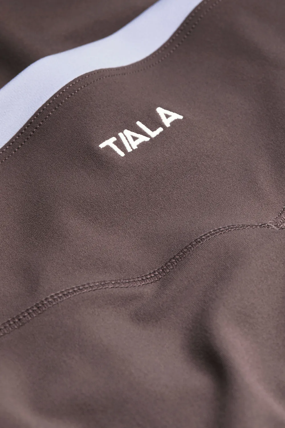 DayFlex Contrast Panel High Waisted Legging - Mocha Brown / Lilac sold by TALA product image thumbnail 5