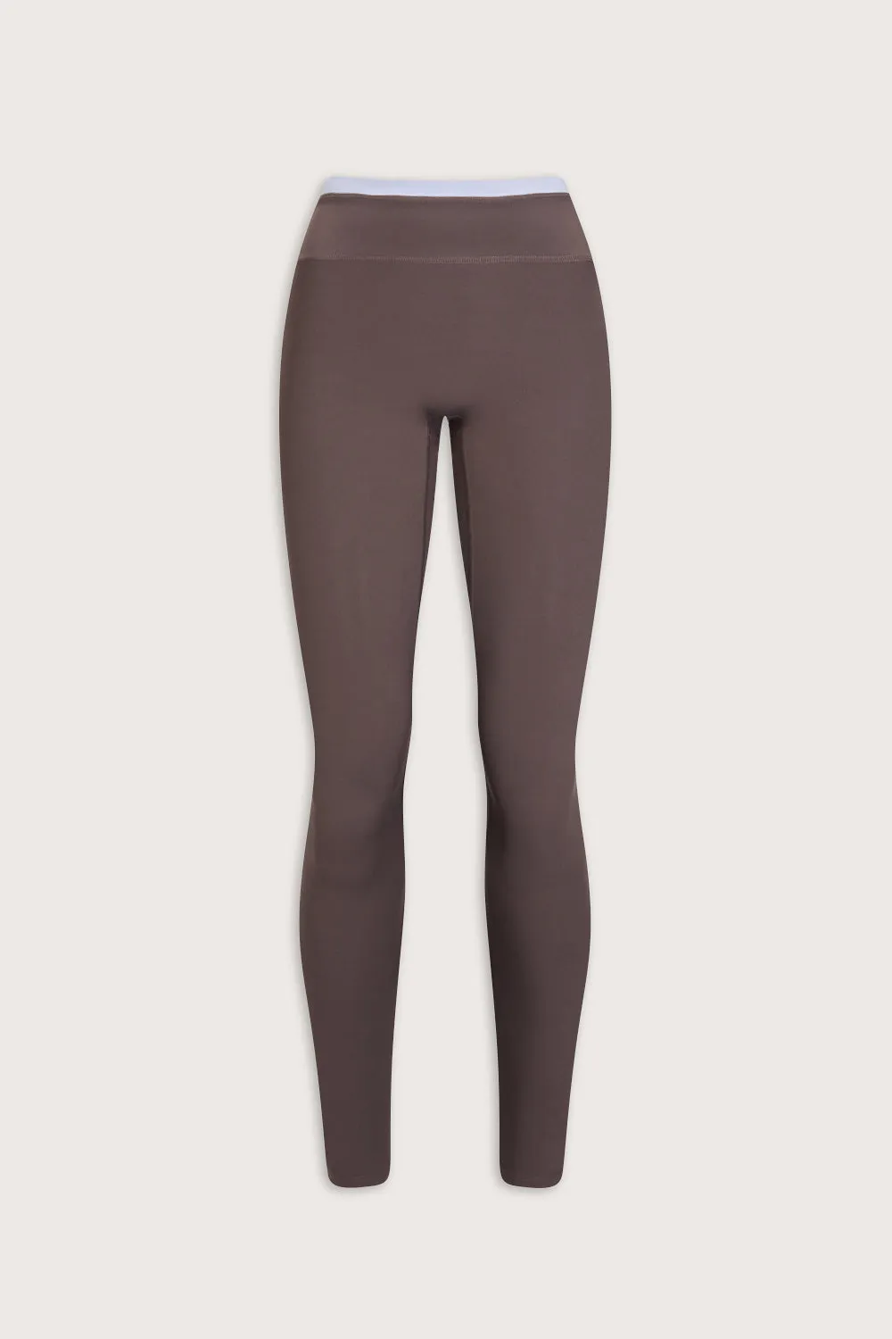 DayFlex Contrast Panel High Waisted Legging - Mocha Brown / Lilac sold by TALA product image thumbnail 2