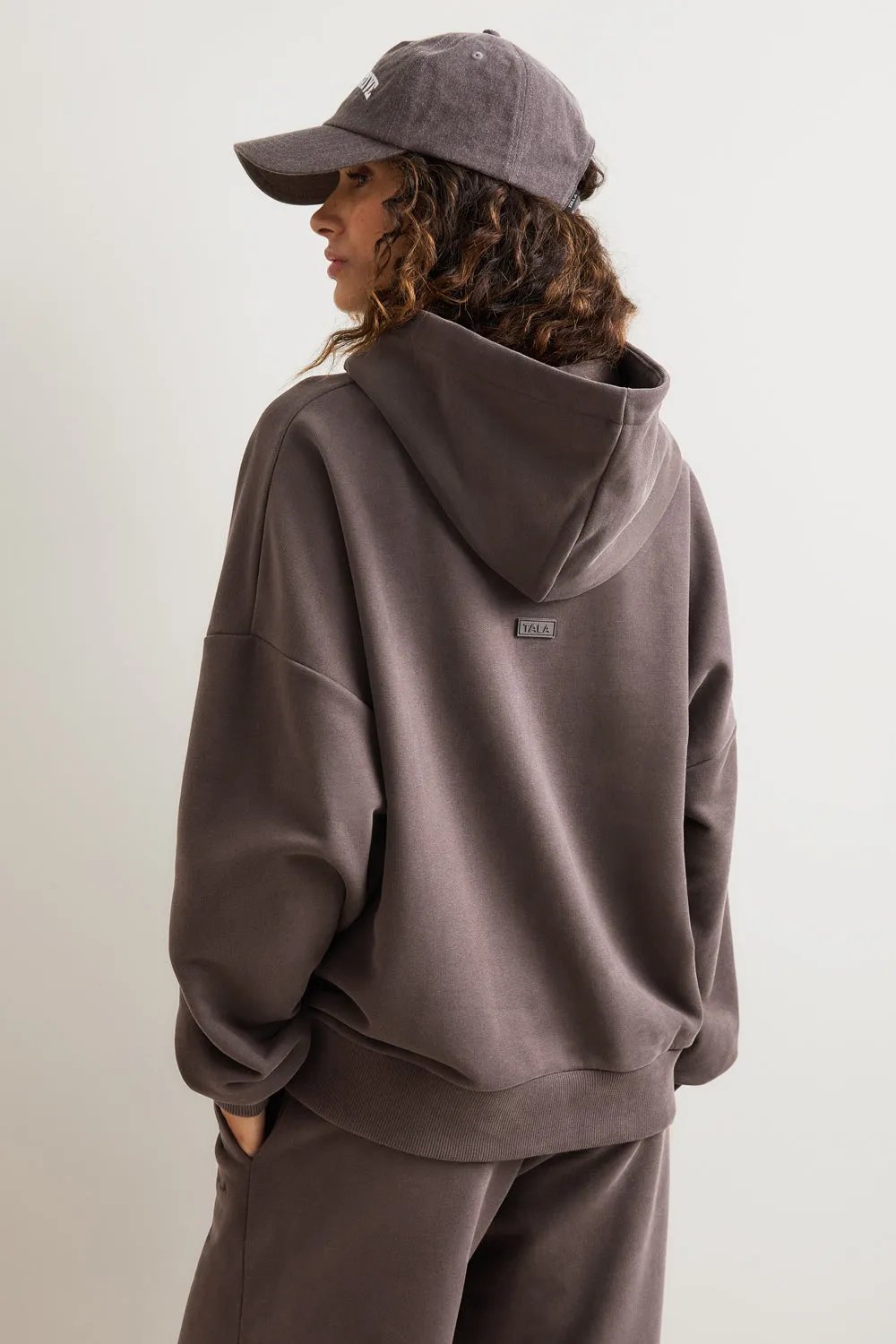 Peached Girlfriend Hoodie - Mocha Brown sold by TALA product image thumbnail 4