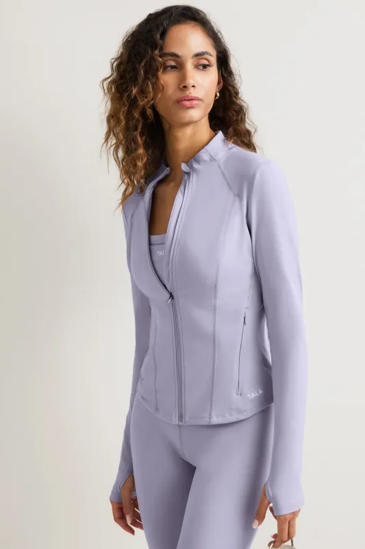 DayFlex Zip Through Sports Jacket - Lilac made by TALA