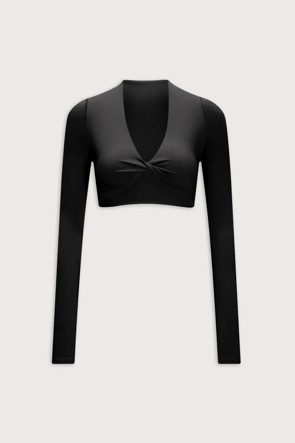 DayFlex Twist Front Long Sleeve Top - Shadow Black sold by TALA product image thumbnail 2