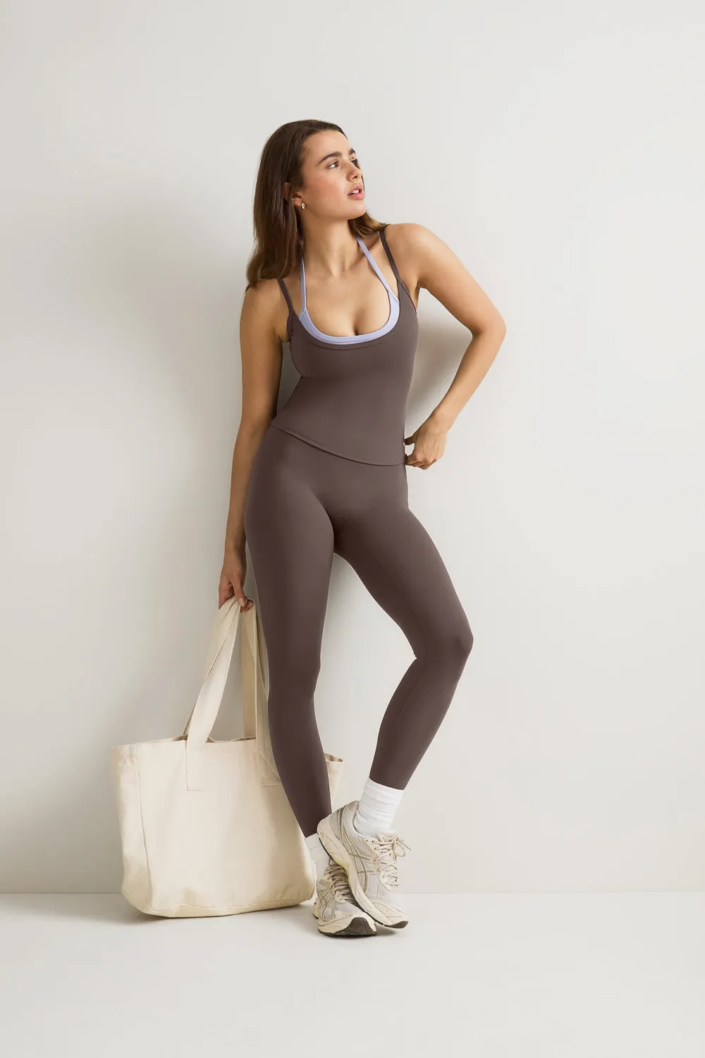 DayFlex Double Layer Vest - Mocha Brown / Lilac sold by TALA product image thumbnail 5
