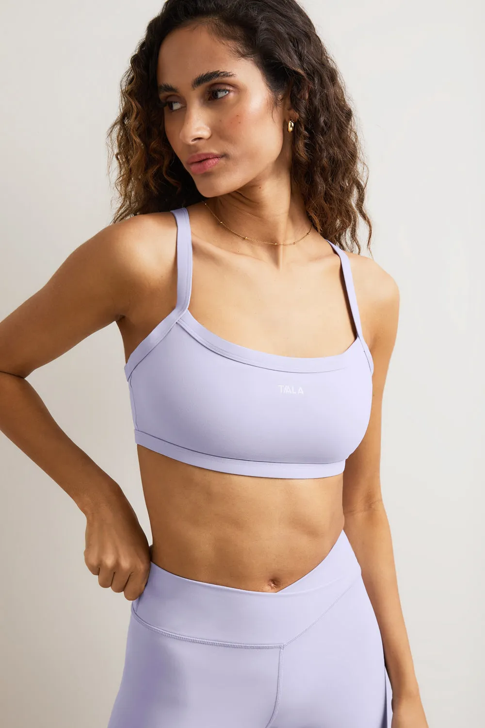 DayFlex Bandeau Sports Bra - Lilac sold by TALA