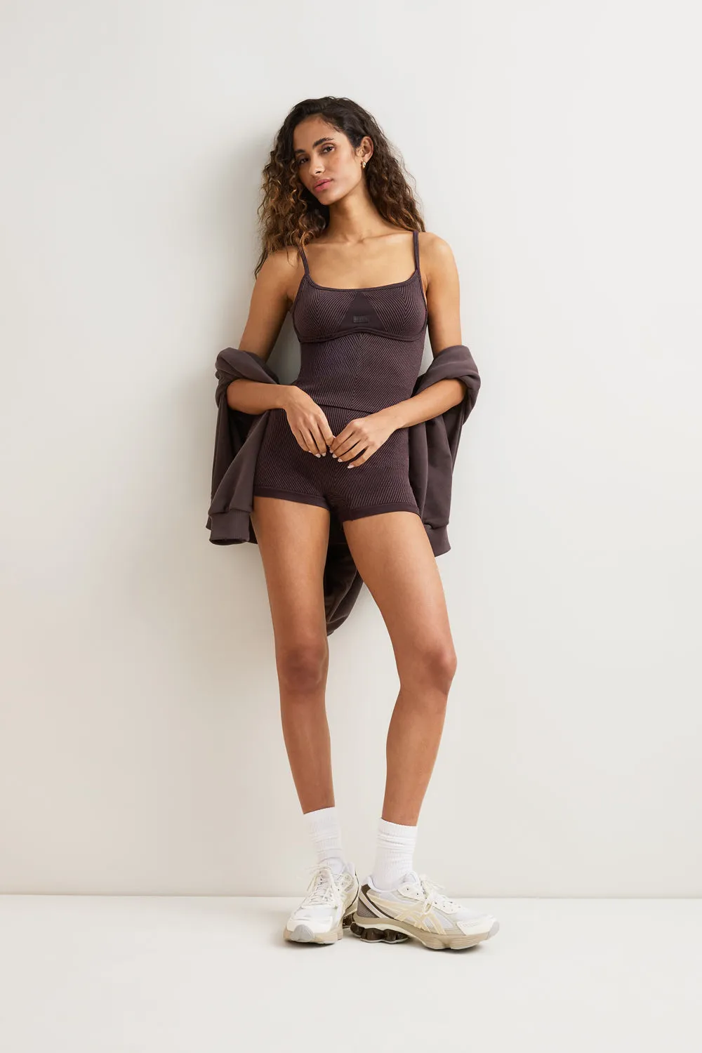 Seamless Rib Vest - Vintage Brown sold by TALA product image thumbnail 4