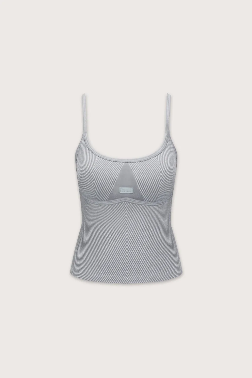 Seamless Rib Vest - Vintage Grey sold by TALA product image thumbnail 2