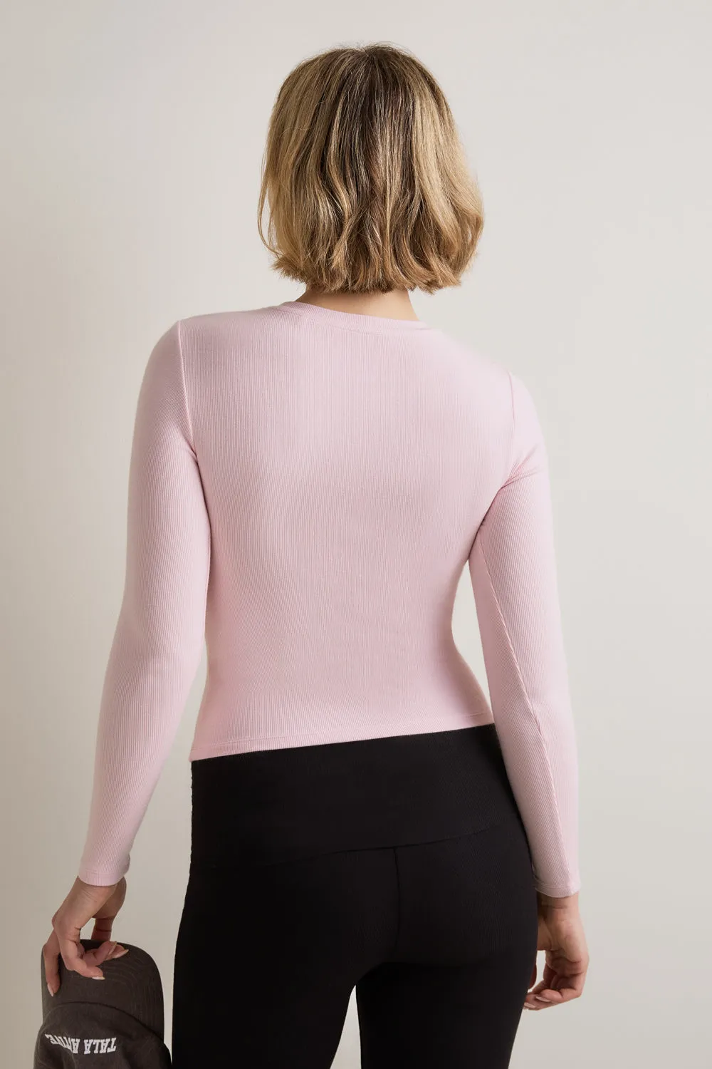 365 Sculpting Lounge Top - Ballet Pink sold by TALA product image thumbnail 5