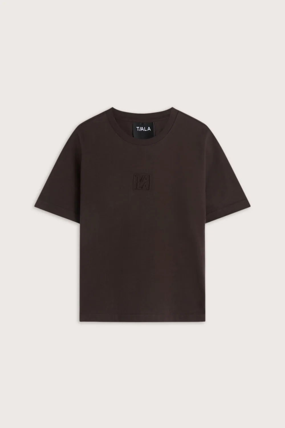 TALA Embossed Logo T-Shirt - Americano sold by TALA product image thumbnail 2