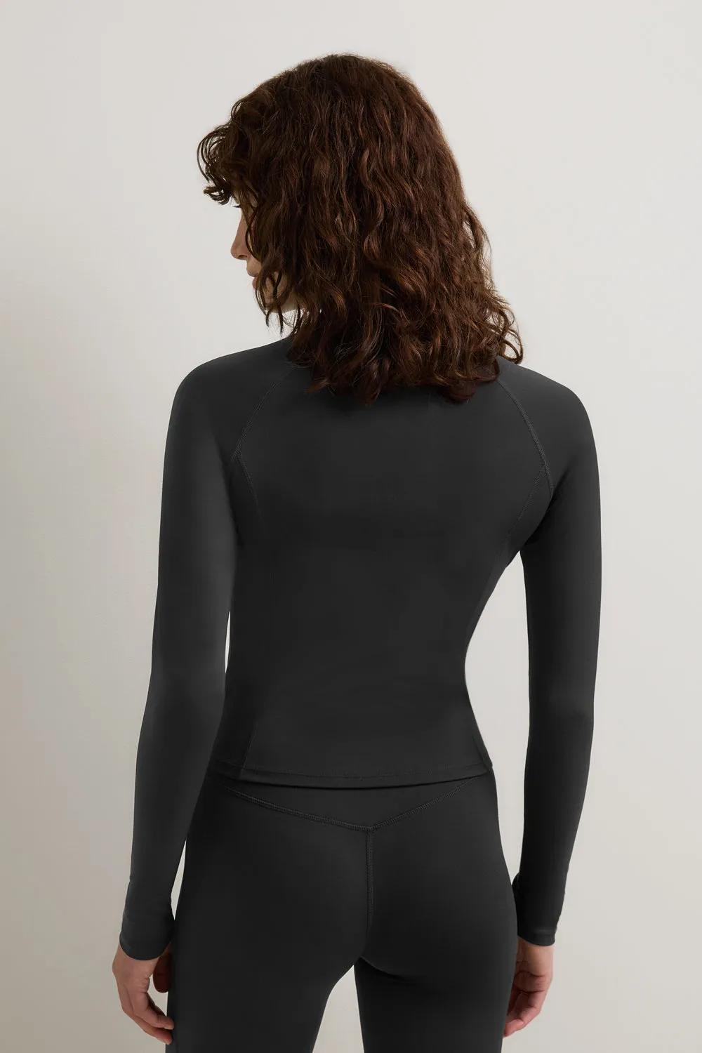 SkinLuxe Zip Through Jacket - Shadow Black sold by TALA product image thumbnail 4