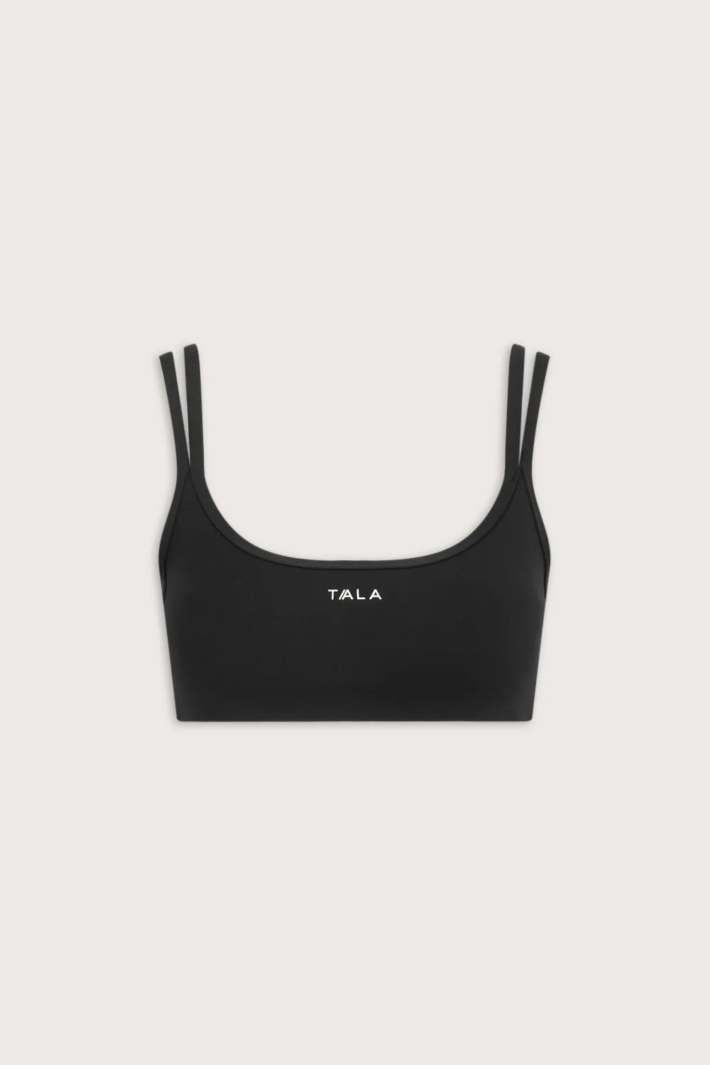 SkinLuxe Bandeau Cross Over Sports Bra - Shadow Black sold by TALA product image thumbnail 2