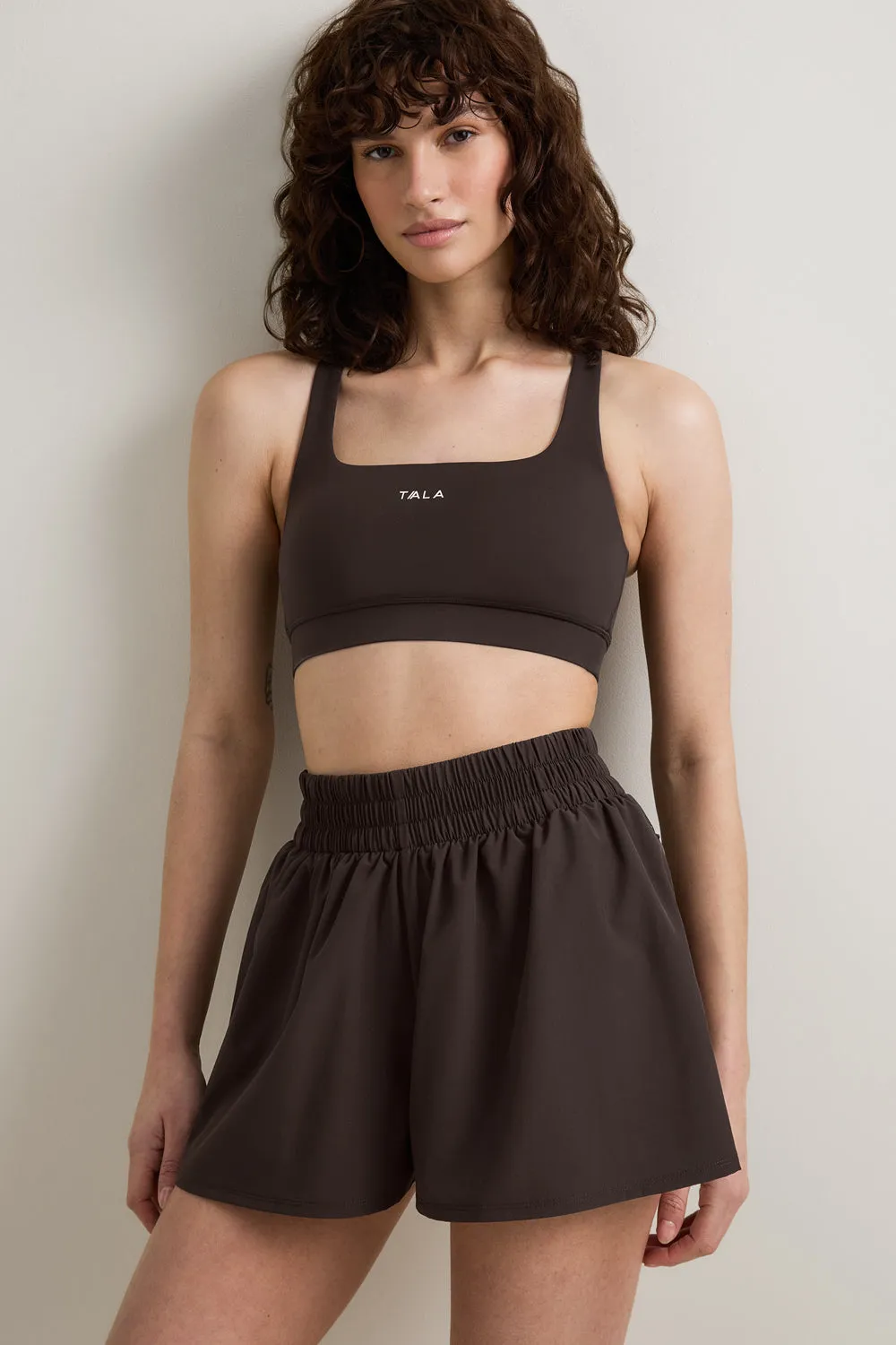 SkinLuxe Ruched Waist Floaty Short - Americano sold by TALA