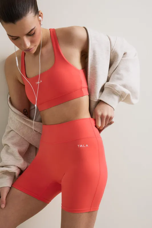 SkinLuxe Cycling Short - Coral made by TALA