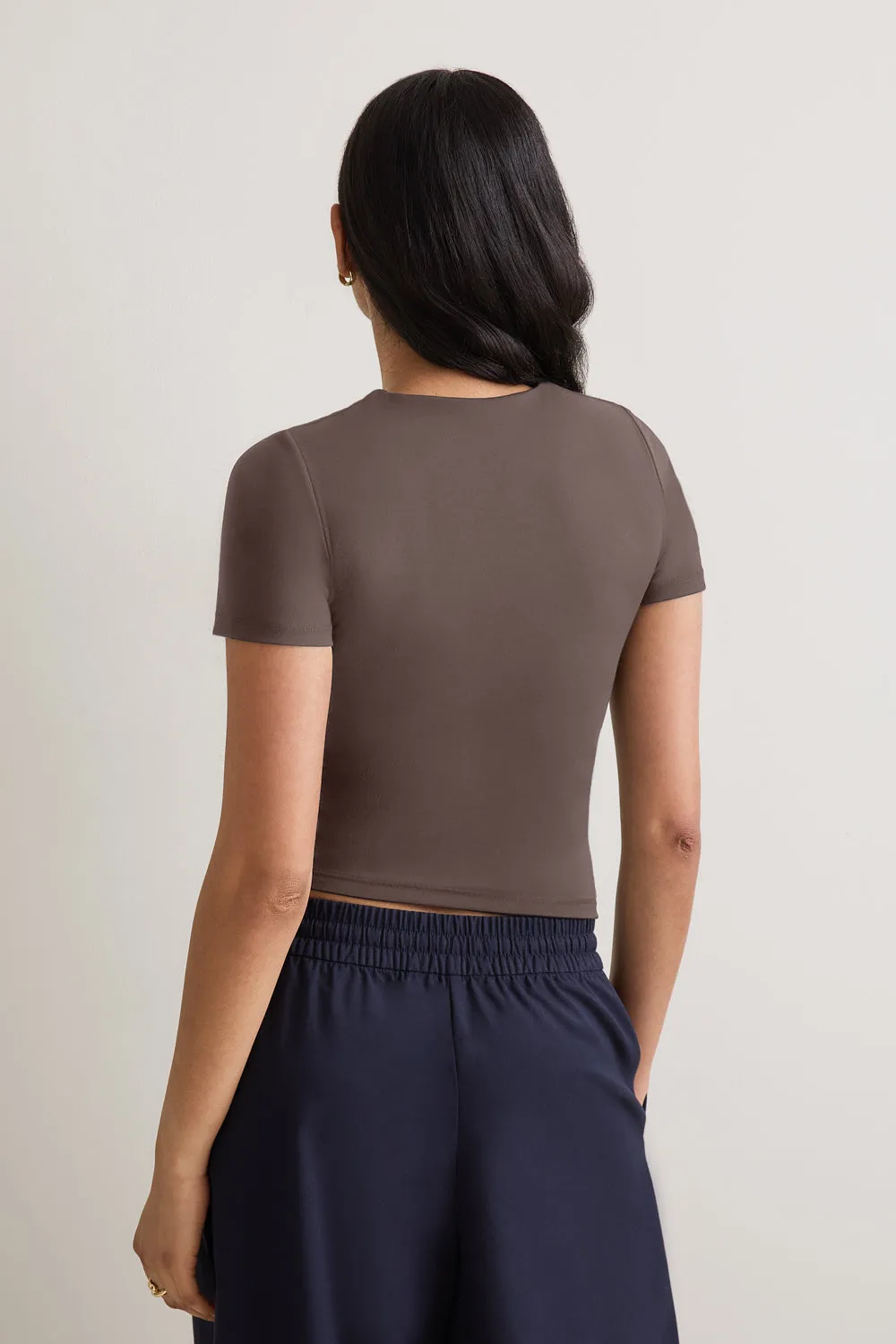 365 Logo T-Shirt - Mocha Brown sold by TALA product image thumbnail 4
