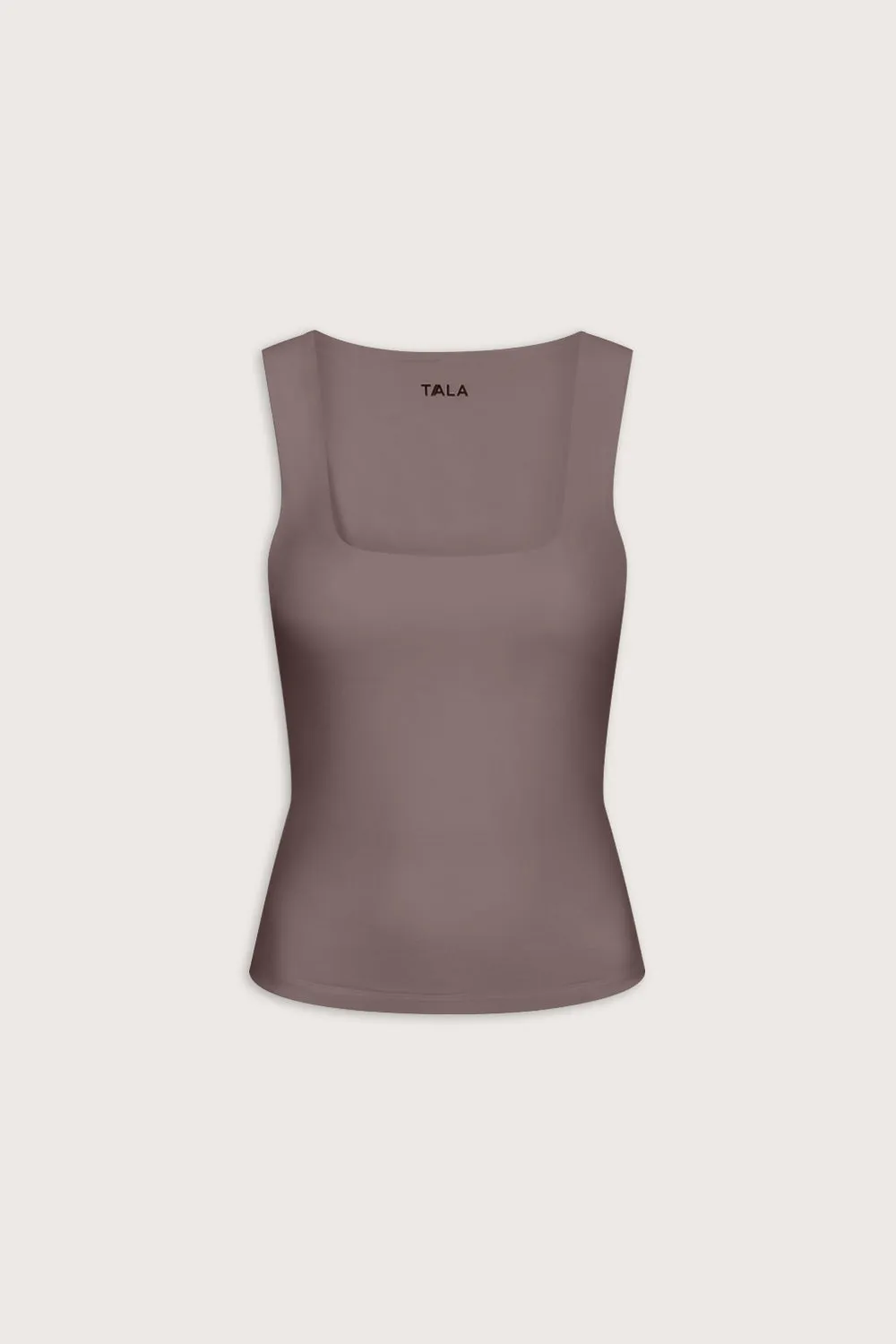 365 Square Neck Vest - Mocha Brown sold by TALA product image thumbnail 2