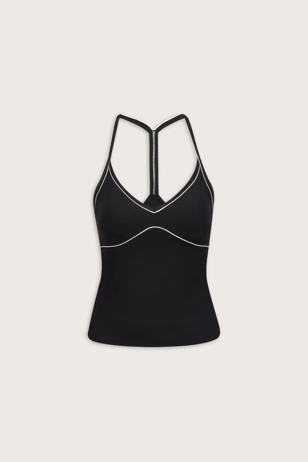 DayFlex Contrast Sweetheart Vest - Shadow Black sold by TALA product image thumbnail 2
