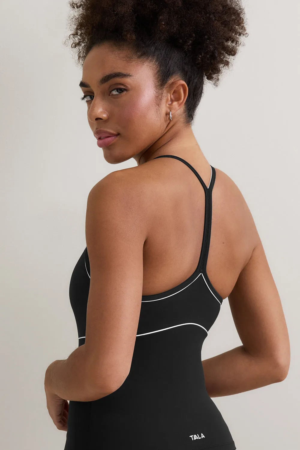 DayFlex Contrast Sweetheart Vest - Shadow Black sold by TALA product image thumbnail 5